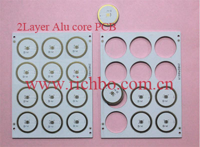 Double side Alu core PCB